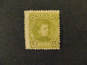 Spain #281 mint hinged bent upper left corner a22.7 4346