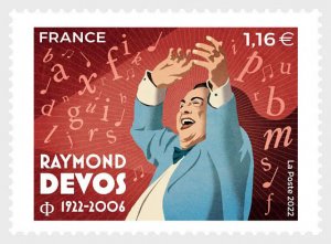 France / Frankrijk - Postfris/MNH - Raymond Devos 2022