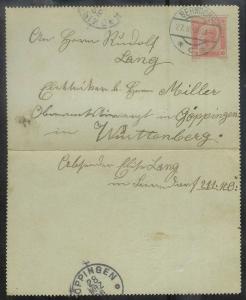 Austria - 1906 folded letter - Berndorf - 27 Mrz 06