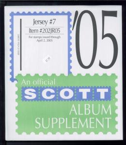 2005 Scott #7 Jersey Stamp Album Supplement Item #202JR05