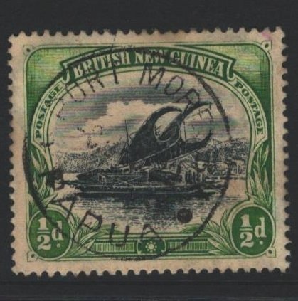 Papua New Guinea Sc#1 Used