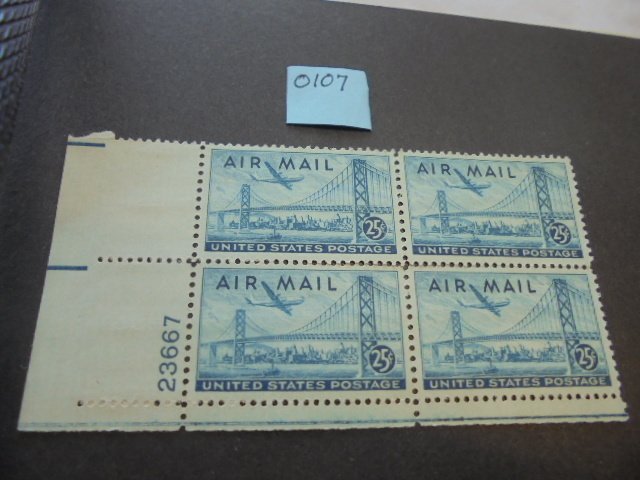 United Stated #C36 Plate Block-23667 OGNH