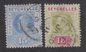 Seychelles #56-57 Used
