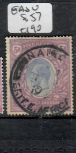 EAST AFRICA  & UGANDA  SG 57   KGV 5R     VFUI        P1001H