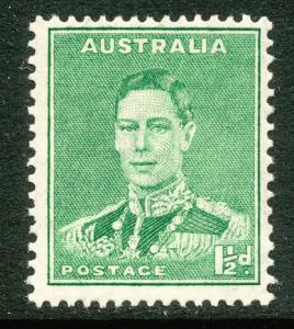 Australia #181B mint hinged, King George VI