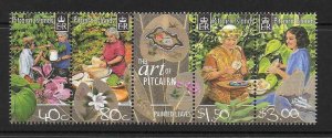 PITCAIRN ISLANDS SG647a 2003 PAINTED LEAVES  MNH