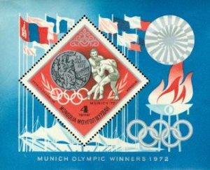 Mongolia Olympics Lot 6 , 1 souvenir sheet