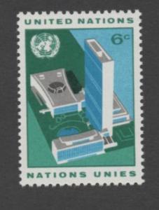 SCOTT  187   singles  MNH  UN NEW YORK  1968