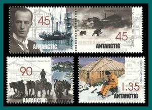 AAT 1999 Mawson's Huts, MNH L111-L114,SG126-SG129