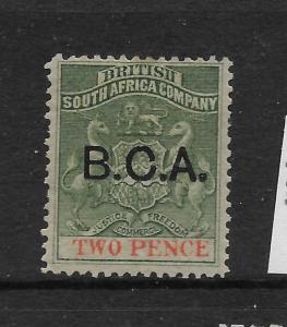 BRITISH CENTRAL AFRICA   1891   2d  ARMS   MH  SG 2