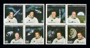 [101941] Equatorial Guinea 1978 Space travel weltraum American astronauts  MNH