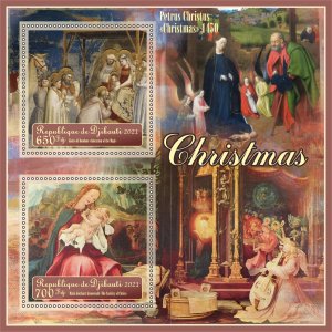 Stamps. Art, painting, Christmas  2021 8 sheets perforated ** MNH