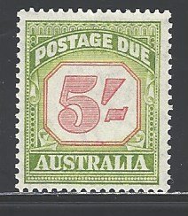 Australia Sc # J83 mint never hinged (BC)
