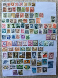 Austrian 100+ stamps - Lot A