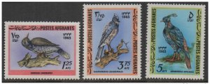 1965 Afghanistan Set of 3 Stamps Birds Bird Birds MNH-