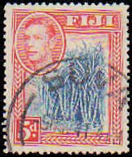 Fiji #123, Single Incomplete Set, Used