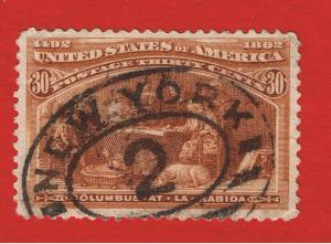 #239 VF used 30c  Columbian  