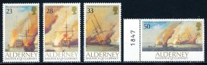 Alderney #65-68  Set of 4 MNH