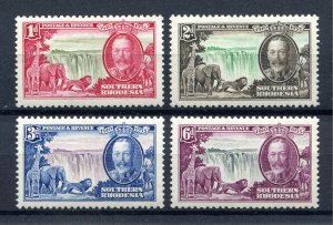 Southern Rhodesia 1935. Silver Jubilee set of 4. Mint LH. SG31-34.