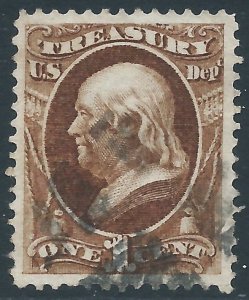 U.S., Sc #O72, 1c Used