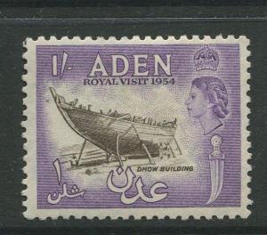 STAMP STATION PERTH Aden #62 - QEII Definitive Issue 1954  MLH  CV$0.65.