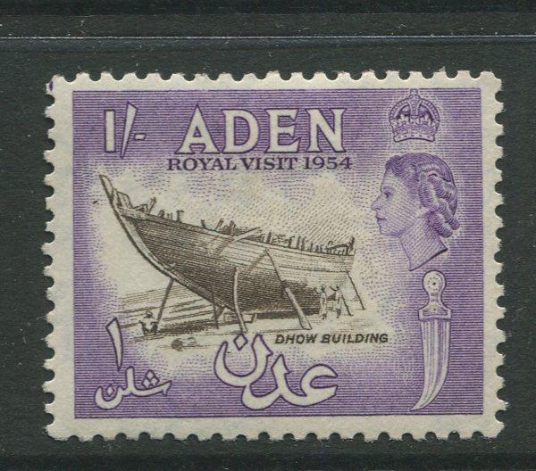 STAMP STATION PERTH Aden #62 - QEII Definitive Issue 1954  MLH  CV$0.65.