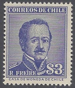 Chile 1956 #298 Mint NH