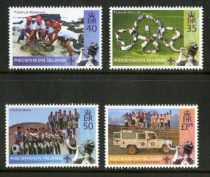 ASCENSION ISLANDS 914-917 MNH SCV $12.00 BIN $6.00 SCOUTS