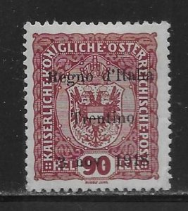 Austria N46 Occupation single Unused Hinged PROB. FORGERY For Reference