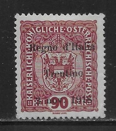 Austria N46 Occupation single Unused Hinged PROB. FORGERY For Reference