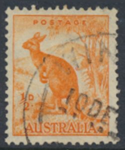 Australia SC# 166a  SG 164  Used perf 13½ x 14 Kangaroo see details & scans