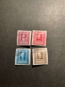 Liechtenstein Scott #181-4 used