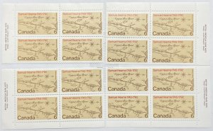 CANADA 1971 #540 Samuel Hearne Set of 4 Plate Blocks - MNH