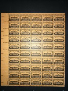 1956 sheet, Nassau Hall, Princeton, Sc# 1083