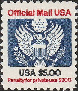 # O133 MINT NEVER HINGED ( MNH ) EAGLE HOLDING ARROWS AND BRANCH