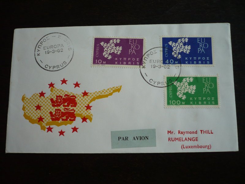 Europa 1962 - Cyprus - Set - First Day Cover