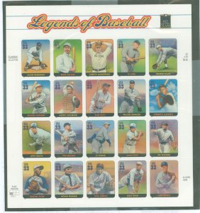 United States #3408  Multiple (Baseball)