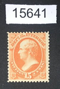 MOMEN: US STAMPS # O102 MINT OG H SOFT PAPER $400 LOT #15641