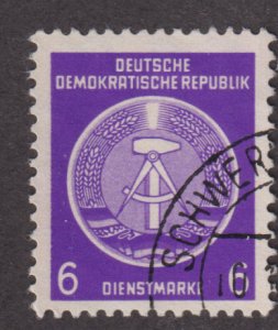 Germany DDR O2 Arms of Republic 1954