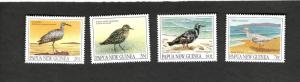 1990 Papua New Guinea #889-92 Migratory Birds Sandpipers Whimbrel  MNH stamp set