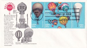 1983, Hot Air Ballooning, Aristocrat, FDC (E11679)