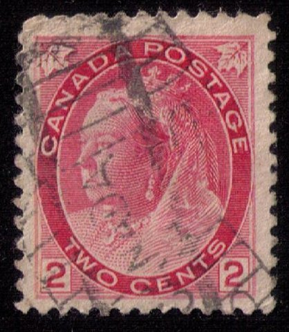 Canada Sc 77 QV 2c Used F-VF