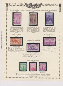Americas Postal Stamps