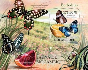 [850 21]- YEAR 2011 - MOZAMBIQUE - BUTTERFLIES      1V   complet set  MNH/**