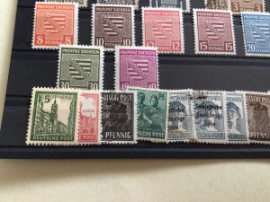 Germany Russian Zone Allied Occupation mnh mounted mint or used stamps A15740