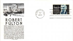 #1270 Robert Fulton – Anderson Cachet Scand