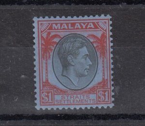 Malaya Straits Settlements KGVI $1 SG290 MLH BP10174