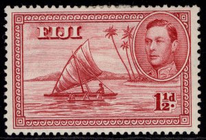 FIJI GVI SG252, 1½d carmine, M MINT.