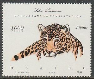 MEXICO 1696, CONSERVATION OF THE RAIN FORESTS. MINT NH. F-VF.