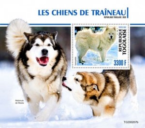 Togo - 2020 Sledge Dog Breeds - Stamp Souvenir Sheet - TG200207b